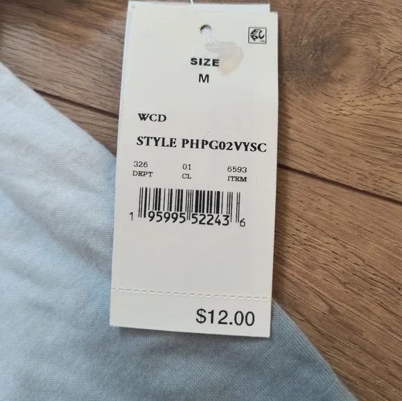 NWT Authentic Piggy Tee with Ombre Grey Base in Size Youth Medium - Picture 5 of 7